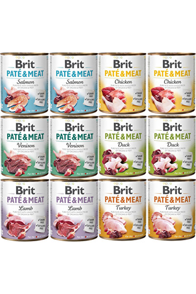 Other Karma BRIT PATÉ & MEAT MIX 6 smaków 12x800g