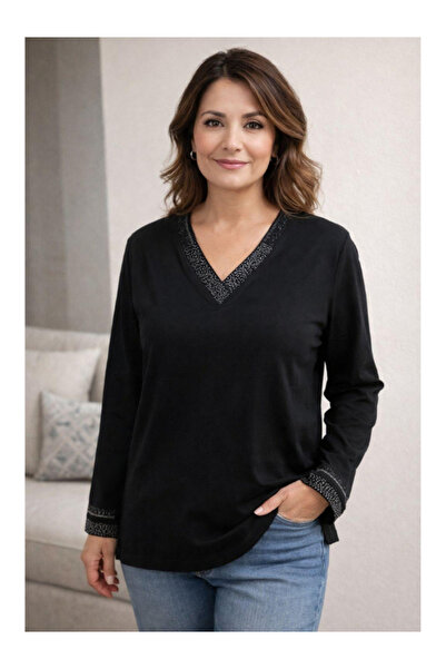 BERNEO Women's Mother Combed Cotton Special Design Premium Sweater