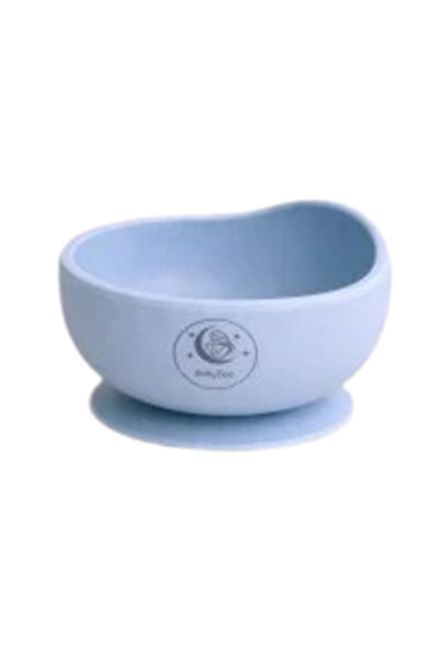 OEM Set de diversificare bebelusi BabyTeo, 10 piese, silicon alimentar, BPA Free, Albastru