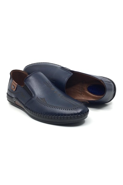 CATELLİ 575 100% Genuine Leather Orthopedic Men's Summer Comfortable Casual S...