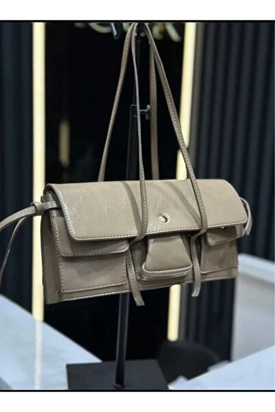 ÖZÜM TAKI Women's Arm and Shoulder Bag Mink