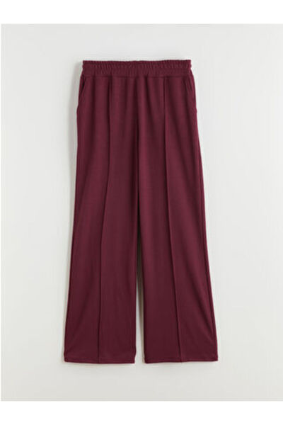 LC Waikiki M1 Sezon Women's Plum Color Elastic Waist Sweatpants