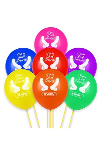 LOVETOY Balloons, Latex, 7 Colors