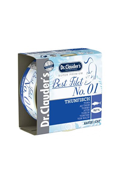 Dr. Clauder'S علب تونة دكتور كلودرز بيست فيليه رقم 1 للقطط، 70 غرام، عبوة من ...
