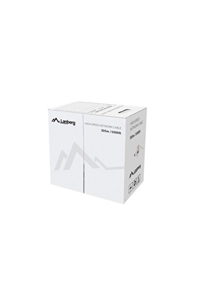 Other LANBERG KABEL UTP KAT.5E 305M DRUT CU SZARY FLUKE