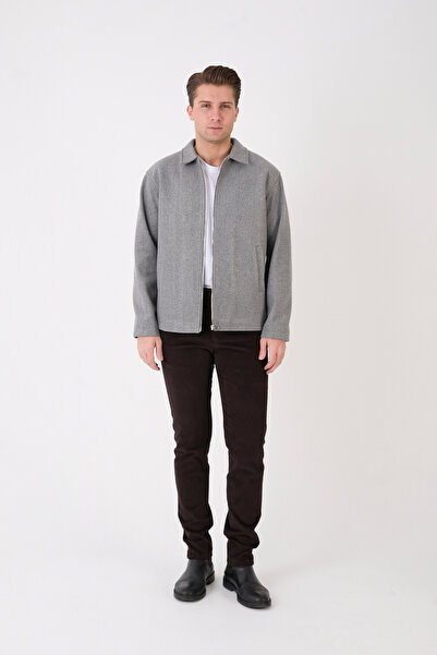 RUVEN TEKSTİL Zippered Cashmere Coat