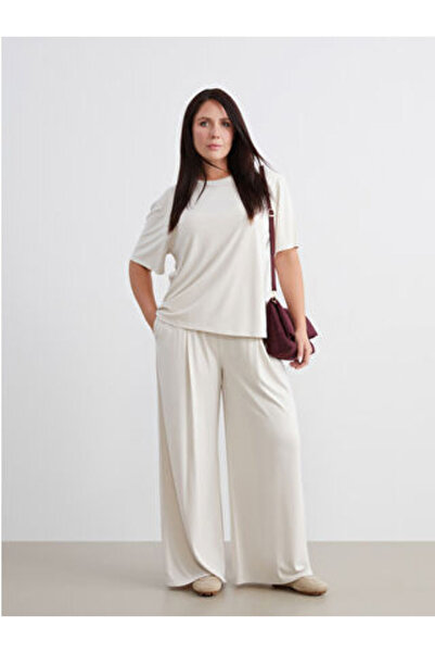 LC Waikiki Beige Modal Blend Women's Sweatpants