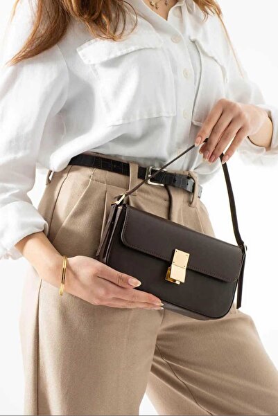 ÖZÜM TAKI Women's Shoulder Bag Brown