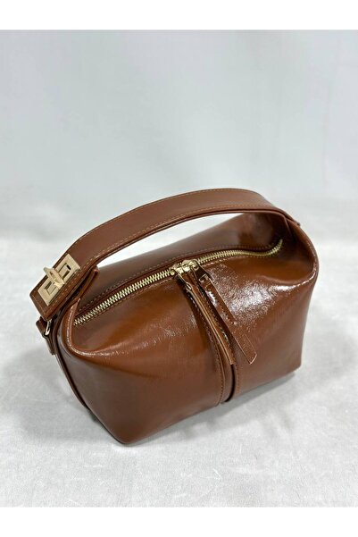 çkn sedat çakan çanta & fular & aksesuar Suede Soft Patent Leather Women's Ha...