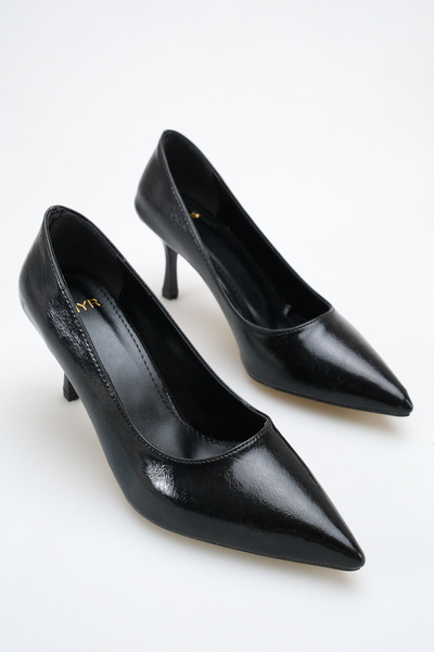meyra'nın ayakkabıları Women's Pointed Toe Stiletto Black Yanki