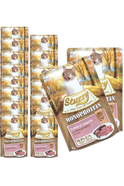 Other Mokra karma dla kota STUZZY Monoprotein Szynkowe WIEPRZOWINA 16x85g