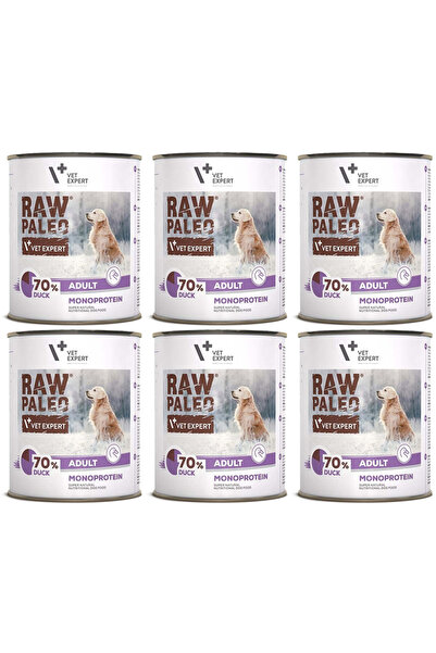 Other Mokra karma dla psów VetExpert Raw Paleo Kaczka Adult Can 6x800g