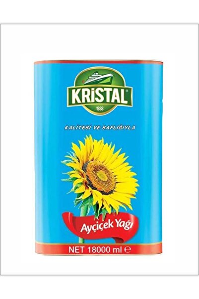 Siverek Gross Kristal Ayçiçek Yağı 18 L Teneke – Yemeklik Ayçiçek Yağı