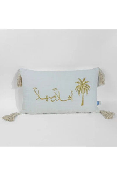 Generic Welcome Rectangular Pillow with the phrase "Welcome" - Size 48 x 29 cm