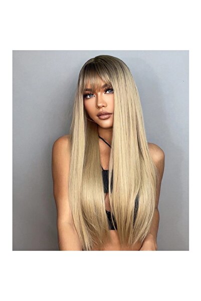 animis beauty Ξανθιά περούκα, συνθετική ίνα υψηλής ποιότητας με όψη, μακριά ί...