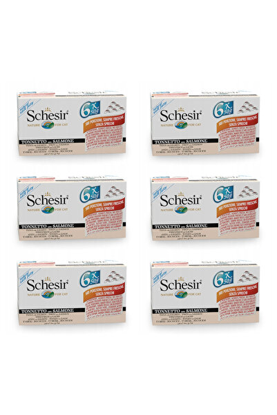 Other Hrană umedă pentru pisici SCHESIR Fish set cu ton și somon 36x50g