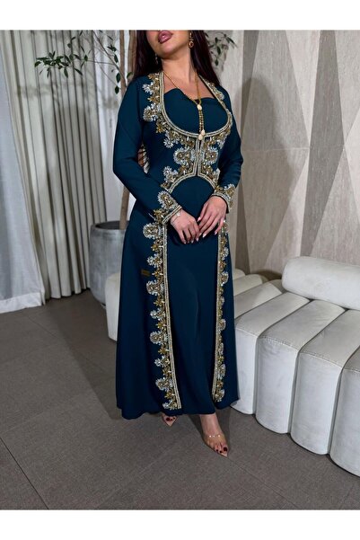 Heidi Luxurious embroidered chiffon dress