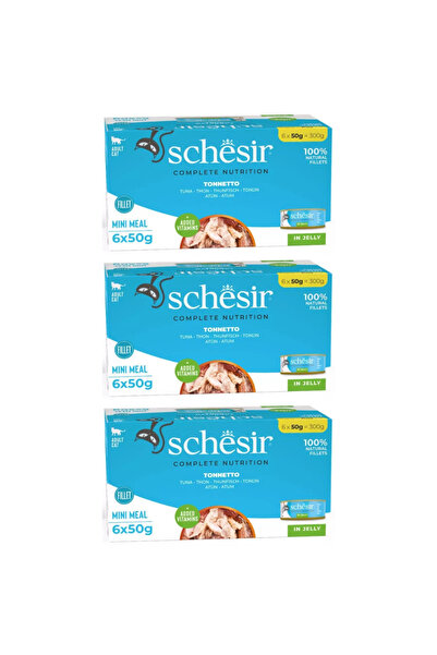 Other Morka karma dla kota SCHESIR M-Pack Tuńczyk z ryżem 18x50g