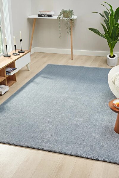Neşem Halı Boutique SEYRAN HALI BALİ - 4500 - MAVİ Yumuşak Tuşeli Hav Vermeye...