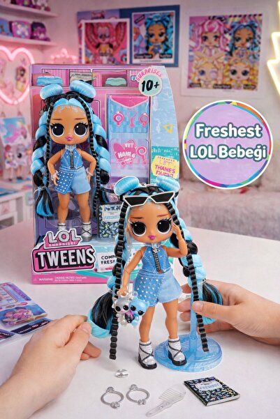TOYFEST Lol Surprise Tweens Freshest Moda Bebek Aksesuarlı Hareketli Figür 10...