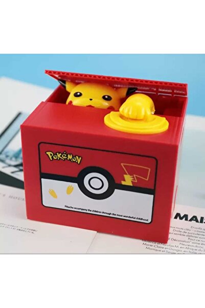 mr shopping MR Pokemon Anime Müzikli kumbara Pikachu Elektronik Para Kutusu H...