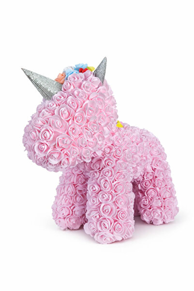 unbranded Decorative pink foam rose figurine, premium floral gift