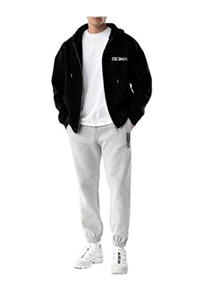 Elvino Why Not Printed Oversize Γυναικείο/Ανδρικό Unisex Χειμερινό Σετ Μπουφά...