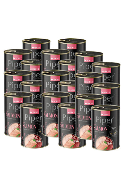 Other DOLINA NOTECI Piper wet cat food with salmon, can 20x400g