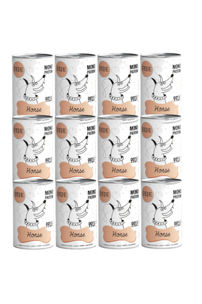 Other Mokra karma dla psa Paka Zwierzaka Pepe Horse 99% koń 12x400g