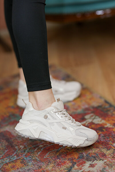 EREN SHOES BAG Ani̇ta Women's Sneaker Shoes with Mesh Detail, Non-Slip Sole a...