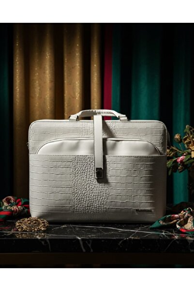 Zetla Laptop and Briefcase White