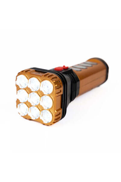 oemco LED Lantern 10 W with Front and Side Light, Solar and USB Charging