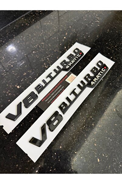 kaytaz MERCEDES V8BİTURBO 4MATİC+ ÇAMURLUK YAZILARI ÇİFT PİANO BLACK