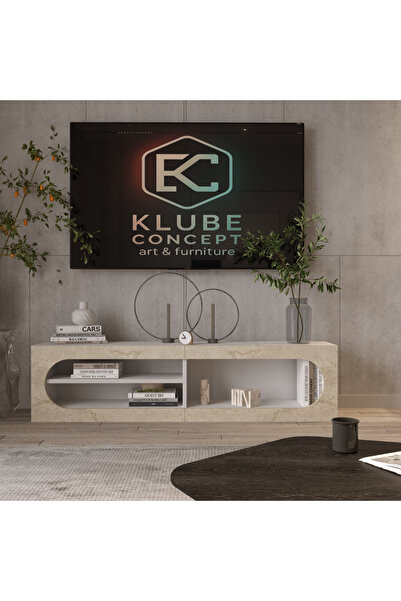 klubeconcept LUNAR Bohem Nişli TV Ünitesi 160×35×35 cm %100 MDF