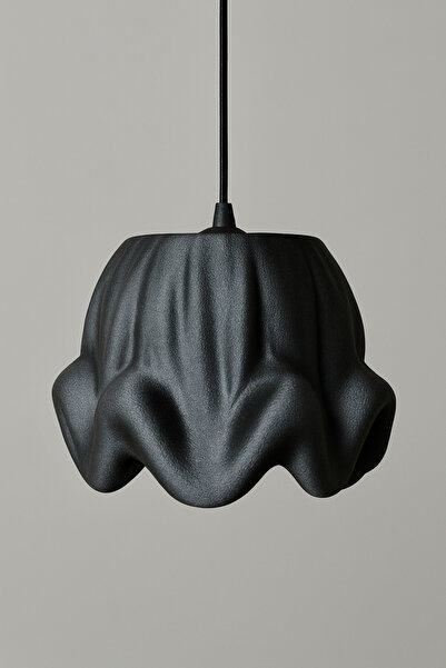 ZORO Modern Beton Dokulu Sarkıt Avize E27 Duy Minimal Salon Mutfak