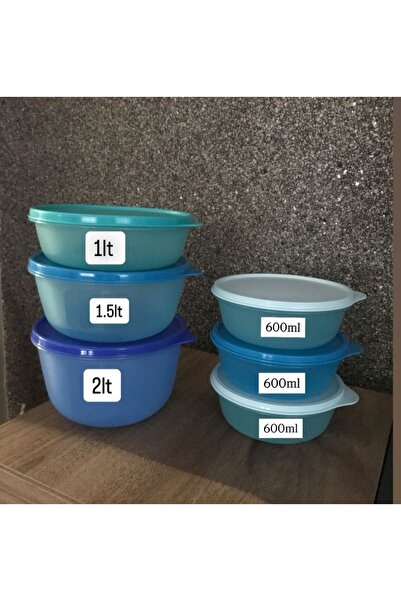 Tupperware 6 Parça Şekerset.
