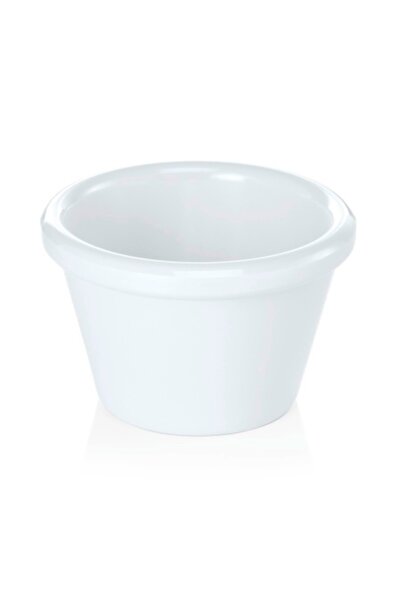 WAS Set of 12 White Melamine Shapes 40 ml, 6 cm – Sauce Dish/Ramekin