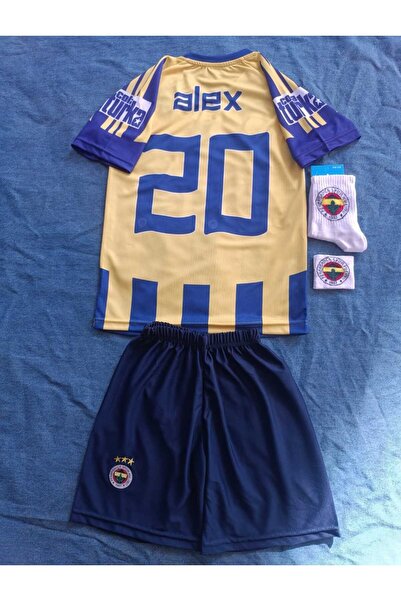 Forma AL'EX'^ DE^ SOU'ZA 20 F'ener.bâhçe 2016/2017 Sezon ÇUBUKLU NOSTALJİ ÇOC...