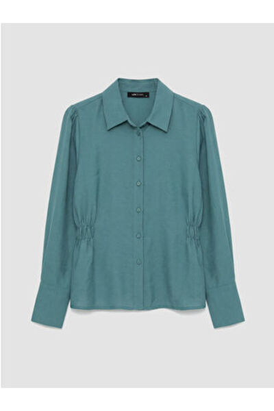 LC Waikiki artı-store Γυναικείο μακρυμάνικο πουκάμισο, 100% βαμβακερό ύφασμα