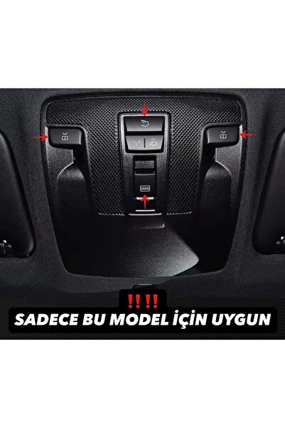 kaytaz MERCEDES SUNROOF TUŞLARI KROM KAPLAMA W176 W117 X156 B SERİLERİ UYUMLU