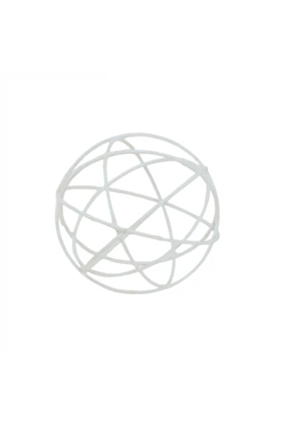 Generic Artwork - Spherical shape, white color, size 15 cm