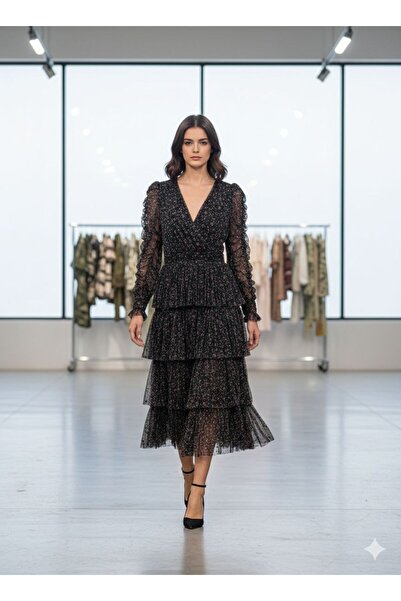 Pyramid masterpieces midi dress