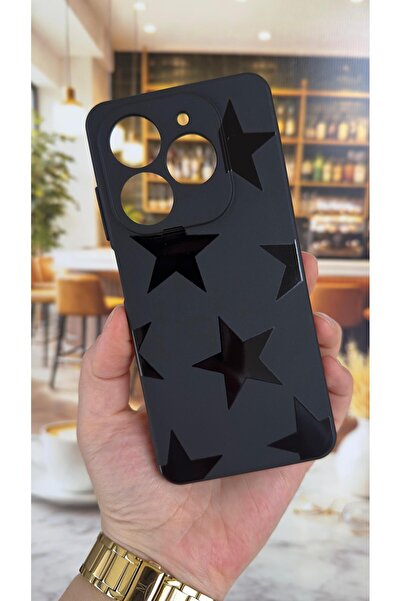 Vip Case Tecno Spark 20/20C Uyumlu Star Silikon Darbe Emici Klasik Korumalı R...