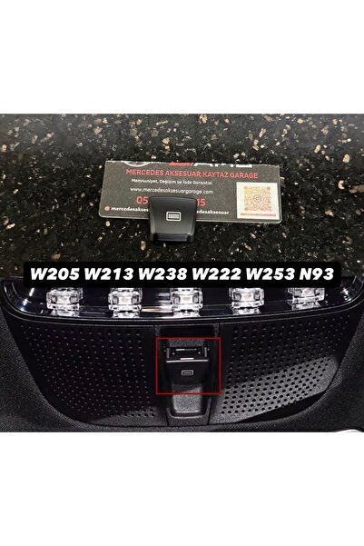 kaytaz MERCEDES SUNROOF TUŞ SİYAH W205 W213 W253 W222 0009002907 9051-1