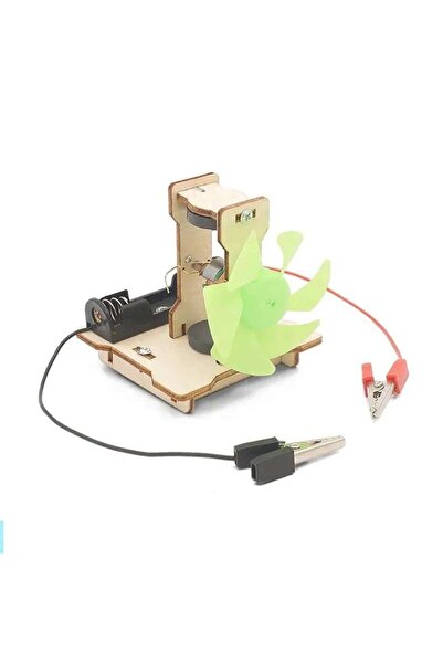 TeTea Jucarie Educationala Tetea, Kit lemn STEM, motor electric cu magnet