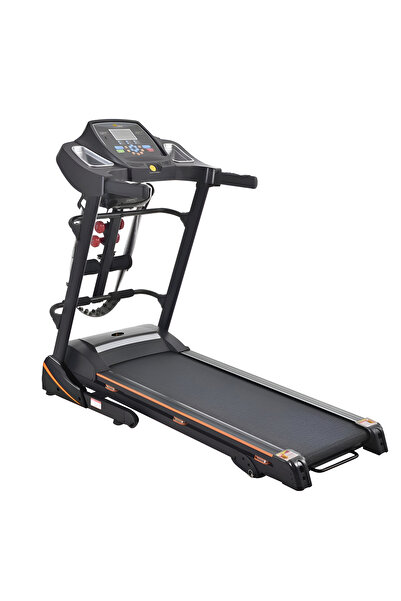 Fitness World treadmill with massage holds 130 kg, 3 HP, digital display, sho...