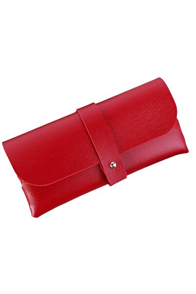 OEM sunglasses or eyeglasses case 17.5x8x2.5 cm, red color