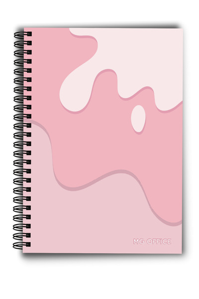 MG Office A5 Vellum Spiral Notebook 80 sheets - Strawberry