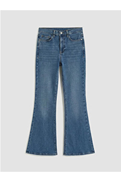 LC Waikiki Artı-Store Women's Jeans with High Waist and Spanish-Style Leg Cut...