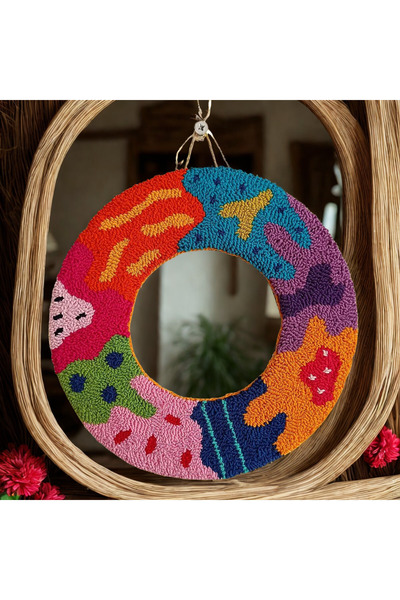 ByTUNCA El Yapımı Punch Kapı ve Duvar Süsü | Nakışlı Dekoratif Duvar Aksesuar...